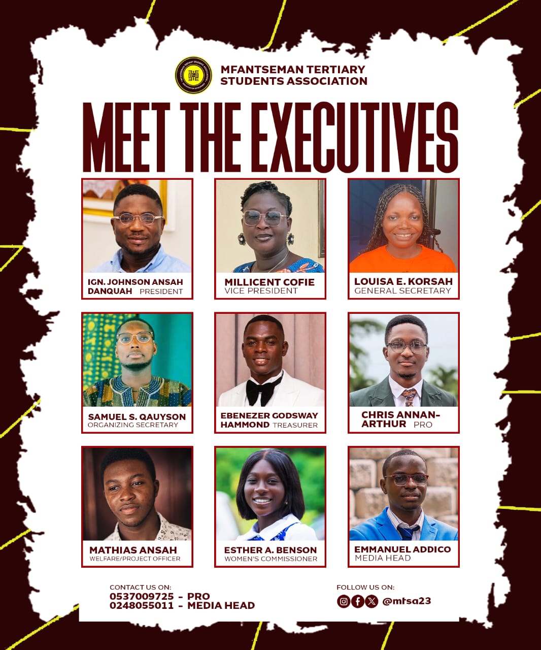 Meet the MTSA Executives